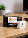 JELECTRICALS Single Socket Power 2000 Watt 10 Meter 1  Socket Extension Boards