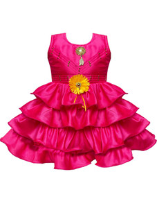 jelly garments baby girls midiknee length festivewedding dress