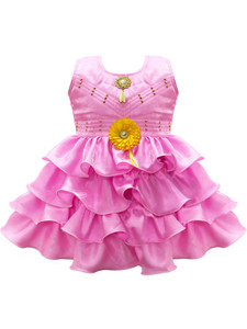 jelly garments baby girls midiknee length festivewedding dress