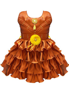 jelly garments baby girls midiknee length festivewedding dress