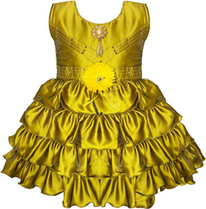 jelly garments girls midiknee length festivewedding dress green sleeveless