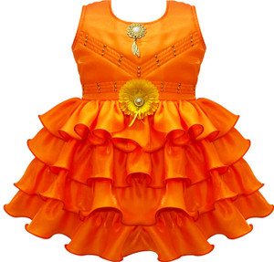 jelly garments girls midiknee length festivewedding dress