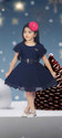 jelly qelly fashion Girls Midi/Knee Length Casual Dress (Multicolor, Short Sleeve)