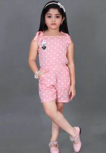 jelly qelly fashion printed girls jumpsuit
