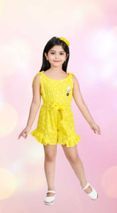 jelly qelly fashion printed girls jumpsuit