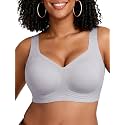 Jelly Wireless Bra for Women Plus Size Full Coverage Minimizer