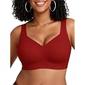 Jelly Wireless Bra for Women Plus Size Full Coverage Minimizer