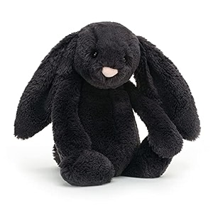 jellycat bashful inky black bunny stuffed animal medium