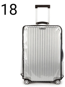 jellyfish trolley cover suitcase pvc transparent luggage trolley waterproof cover-18 luggage cover luggage cover
