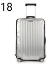 Jellyfish trolley cover Suitcase PVC Transparent Luggage Trolley Waterproof Cover-18 Luggage Cover Luggage Cover