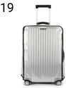 Jellyfish trolley cover Suitcase PVC Transparent Luggage Trolley Waterproof Cover-19 Luggage Cover Luggage Cover