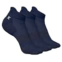 Men's Ankle Length Cushioned Sports Socks | Breathable Fabric | Moisture Wicking | Anti-Blister Comfort | Gym, Running, Walking