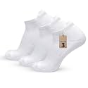 Men's Ankle Length Cushioned Sports Socks | Breathable Fabric | Moisture Wicking | Anti-Blister Comfort | Gym, Running, Walking