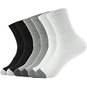 Men's Ankle Length Cushioned Sports Socks | Breathable Fabric | Moisture Wicking | Anti-Blister Comfort | Gym, Running, Walking