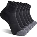 Men's Ankle Length Cushioned Sports Socks | Breathable Fabric | Moisture Wicking | Anti-Blister Comfort | Gym, Running, Walking