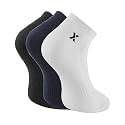 Men's Ankle Length Cushioned Sports Socks | Breathable Fabric | Moisture Wicking | Anti-Blister Comfort | Gym, Running, Walking