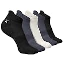Men's Ankle Length Cushioned Sports Socks | Breathable Fabric | Moisture Wicking | Anti-Blister Comfort | Gym, Running, Walking