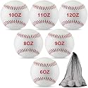 Jenaai 6 Pcs Weighted Baseballs for Pitching Throwing Training