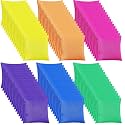 Jenaai Bean Bags for Cornhole Tossing, 2.6" Nylon, 96 Pcs, Rainbow Color