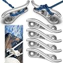 Jenaai Dock Cleats Aluminum Boat Cleats S Style Tie Down