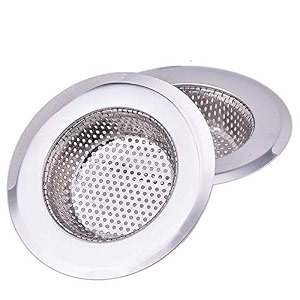 1 pcs kitchen sink strainer heavy duty stainless steel strainer kitchen drain basin basket filter stopper drainer sink jali pack of 2