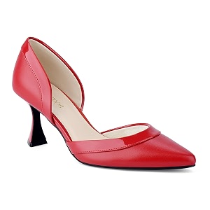 JENN ARDOR Womens Pumps Low Heels Pointed
