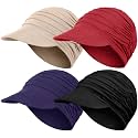 JenPen 4 Pcs Soft Chemo Cancer Hats for Women