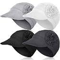 JenPen 4 Pcs Soft Chemo Cancer Hats for Women