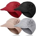 JenPen 4 Pcs Soft Chemo Cancer Hats for Women