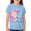 JEOCODY Boys Girls Graphic Tees Funny 3D Printed Short Sleeve T-Shirts 3-16T