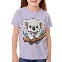 JEOCODY Boys Girls Graphic Tees Funny 3D Printed Short Sleeve T-Shirts 3-16T