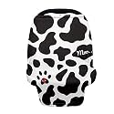 JEOCODY Paws and Cow Print Carseat Canopy Mother Nursing Cover Women Breastfeeding Canopy Scarf Privacy Protection for Outdoor Shopping Car Accessories