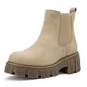 Jeossy Women's Chelsea Combat Boots, Chunky Platform Ankle Boots