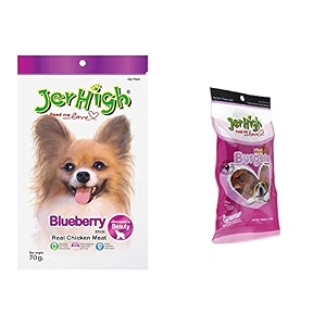 jerhigh blueberry stick with real chicken meat 70 g amp mini burger 100 g