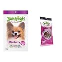 JerHigh Blueberry Stick with Real Chicken Meat, 70 g &amp; Mini Burger, 100 g