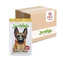 JerHigh Chicken Dog Treats - Human Grade High Protein,Fully Digestible Healthy Snack &amp; Training Treat,Free from by-Products &amp; Gluten,Jerky (10 X 50G) Sold by Dogsncats,All Life Stages,Stick