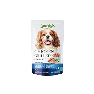 jerhigh wet dog food for all life stages human grade high protein chicken gravy grilled chicken pack of 12