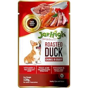 jerhigh wet dog food human grade high protein chicken gravy roasted duck pack of 36all life stages