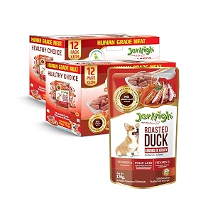 jerhigh wet dog food human grade high protein chicken gravy roasted duck pack of 24all life stages