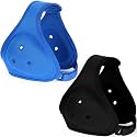 Jerify 2 Pcs Wrestling Headgear for Kid Youth, Black,Blue