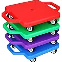 Jerify 4 Pcs Scooter Board with Handles Wheels 11.22"