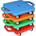 Jerify 4 Pcs Scooter Board with Handles Wheels 11.22"