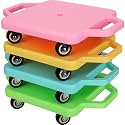 Jerify 4 Pcs Scooter Board with Handles Wheels 11.22"