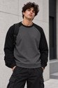 JERKYN Men Full Sleeve Color Block Sweatshirt