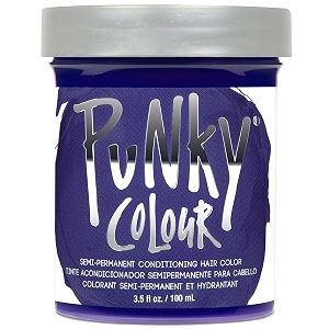 punky jerome russell semi permanent hair color conditioning cream 100ml - violet pack of 1