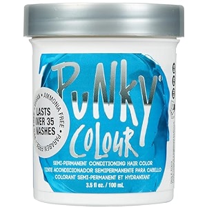punky jerome russell punky semi permanent hair color conditioning 100ml - lagoon blue pack of 1