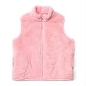 JESKIDS Girls' Boys Sherpa Fleece Vest Outwear Lightweight Solid Color Cute Jacket with Pockets 2-11 Years