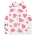 JESKIDS Girls' Boys Sherpa Fleece Vest Outwear Lightweight Solid Color Cute Jacket with Pockets 2-11 Years