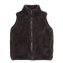 JESKIDS Girls' Boys Sherpa Fleece Vest Outwear Lightweight Solid Color Cute Jacket with Pockets 2-11 Years