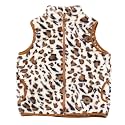 JESKIDS Girls' Boys Sherpa Fleece Vest Outwear Lightweight Solid Color Cute Jacket with Pockets 2-11 Years